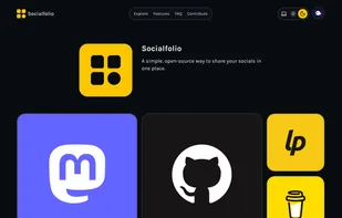Socialfolio screenshot 1
