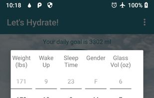 Let's Hydrate, Drink Water Reminder screenshot 3