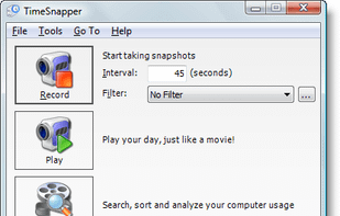 TimeSnapper screenshot 1