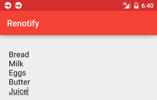Renotify screenshot 2