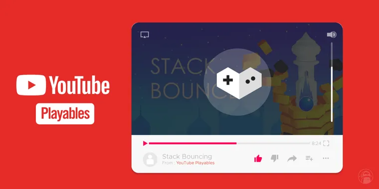 Google is testing a new gaming service called "Playables" that offers instant access to games on YouTube image