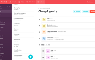 DatoCMS screenshot 2