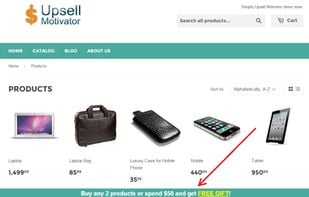 Shopify Upsell Motivator screenshot 2
