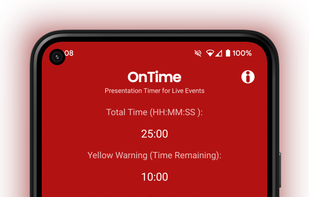 OnTime - Presentation timer screenshot 3