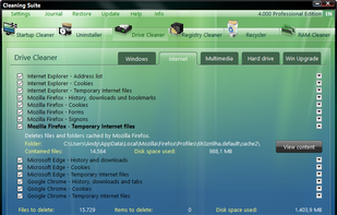 Cleaning Suite screenshot 3