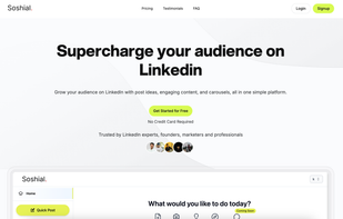 Soshial.io screenshot 1