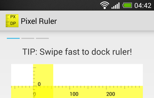 Swipe to dock feature