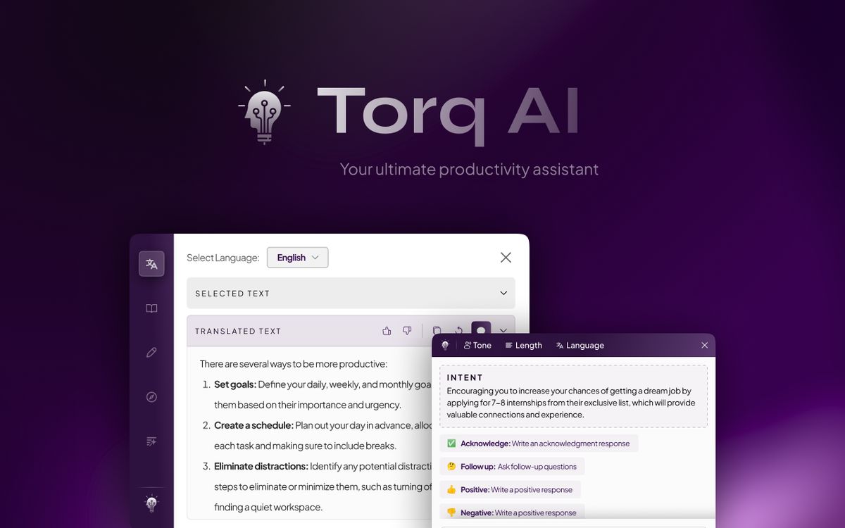 Torq AI App Reviews, Features, Pricing & Download AlternativeTo