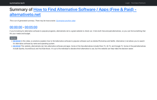 summarize.tech screenshot 1