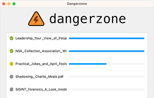 Dangerzone screenshot 1