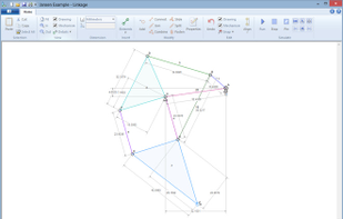 Linkage Mechanism Designer and Simulator screenshot 1