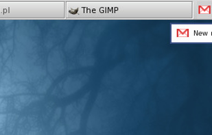 The new mail popup alert ...