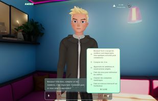 With Amiki, you talk directly to your teacher with your microphone. Speaking and listening are essential to improving your French!