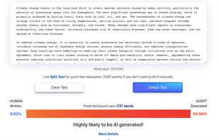 ZeroGPT.cc - AI Content Detector screenshot 1