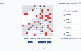 Minesweeper screenshot 1