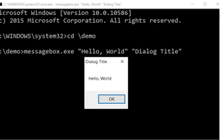 Batch MessageBox screenshot 1