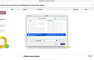 MacSonik OLM Converter screenshot 1