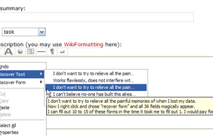 Lazarus Form Recovery screenshot 1