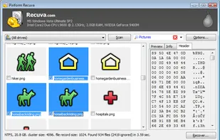 Recuva screenshot 3