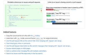 Refined GitHub screenshot 1