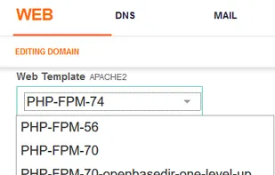 myVestaCP screenshot 2