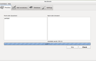 Voc2brain screenshot 1