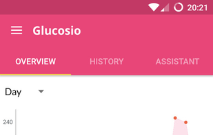 Glucosio screenshot 1