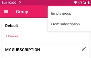 SagerNet screenshot 2