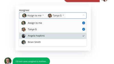 Create test plans and assign them to groups of testers so they can work together. You can save time on work distribution with TestCollab's automatic work assignment feature, so your time is better spent on more important tasks