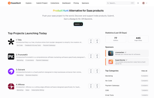 SaasHunt screenshot 1