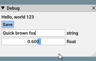 Dear ImGui screenshot 1