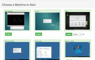 Available machines
Providing the ability for the user to access multiple VM pools