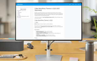 Sticky TOC on Large Screen