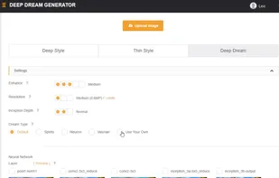 Deep Dream Generator screenshot 1