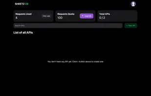 Sheet2DB screenshot 1