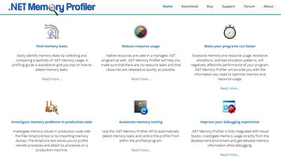 .NET Memory Profiler screenshot 1