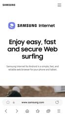 Samsung Internet screenshot 1
