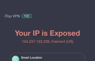 iTop VPN screenshot 1