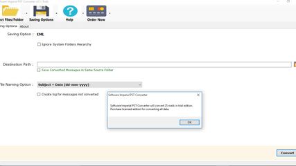 Outlook PST Converter Software Imperial screenshot 6
