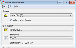 Adebis Photo Sorter screenshot 1