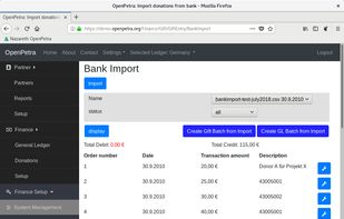 OpenPetra screenshot 3