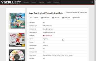 VGCollect screenshot 1