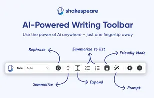 Shakespeare AI Toolbar screenshot 1