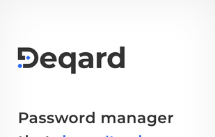 Deqard - Password Manager screenshot 1