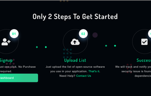 only 2 steps to get started