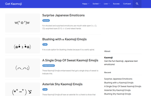 Get Kaomoji screenshot 1
