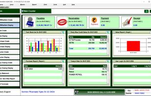 Petrol Bunk Software - Dashboard