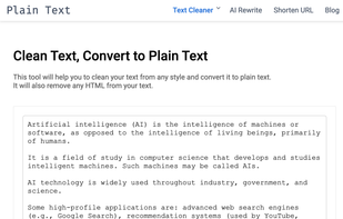Clean formatting useful with PDF, Docx and email