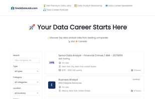 FindADataJob screenshot 1