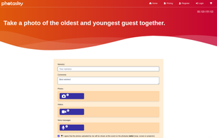 photasky guest upload - easy to use, no app installation required!